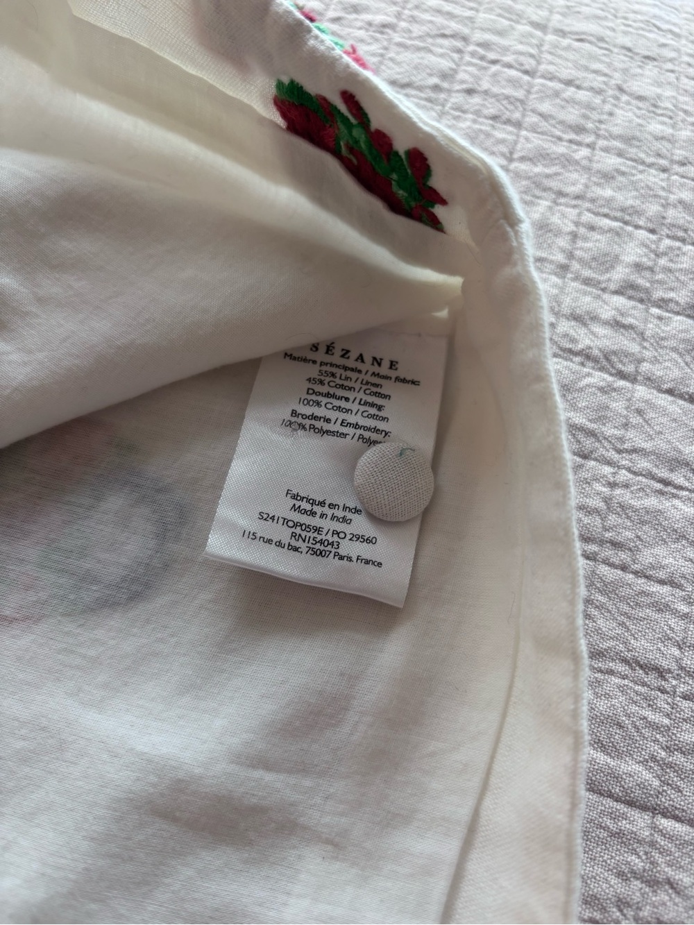 SOLD NWT Set - Sézane x Momonì Lambertine Skirt + Marga Top - Picture 16 of 16